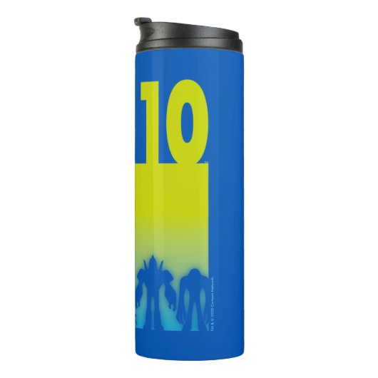 Ben 10 Alien Line-up-Logo Thermosbecher (Nach rechts gedreht)