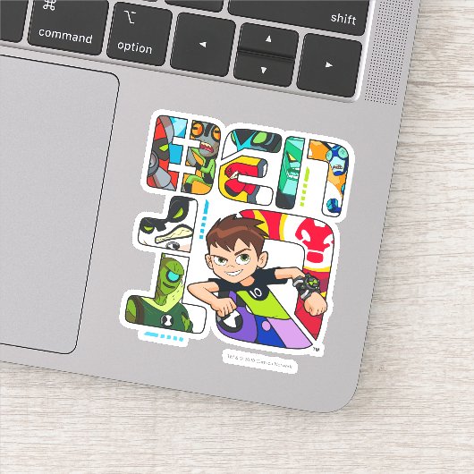 Ben 10 Alien Logo Aufkleber (Detail)