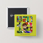Ben 10 Alien Logo Button (Vorne & Hinten)