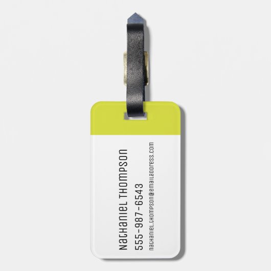 Ben 10-Alien-Logo Gepäckanhänger (Rückseite vertikal)