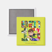 Ben 10 Alien Logo Magnet (Vorderseite/Rückseite)
