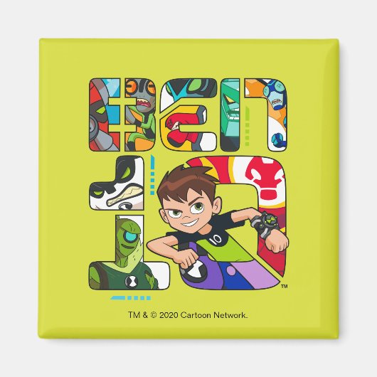 Ben 10 Alien Logo Magnet (Vorne)
