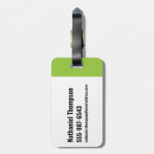 Ben 10 Alien Rush Graphic Gepäckanhänger (Rückseite vertikal)