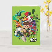 Ben 10 Alien Rush Graphic Karte (Gelbe Blume)