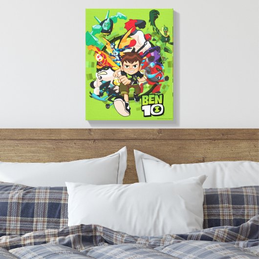 Ben 10 Alien Rush Graphic Leinwanddruck (Insitu (Schlafzimmer))