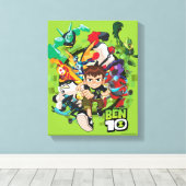 Ben 10 Alien Rush Graphic Leinwanddruck (Insitu (Holzboden))