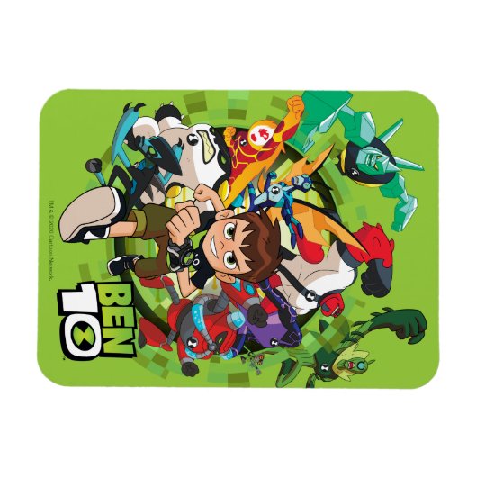 Ben 10 Alien Rush Graphic Magnet (Horizontal)