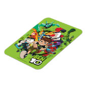Ben 10 Alien Rush Graphic Magnet (Linke Seite)