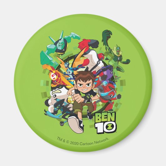 Ben 10 Alien Rush Graphic Magnet (Vorne)