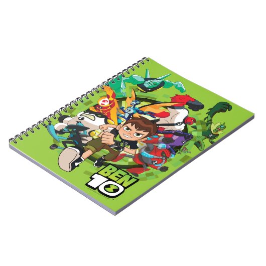 Ben 10 Alien Rush Graphic Notizblock (Linke Seite)