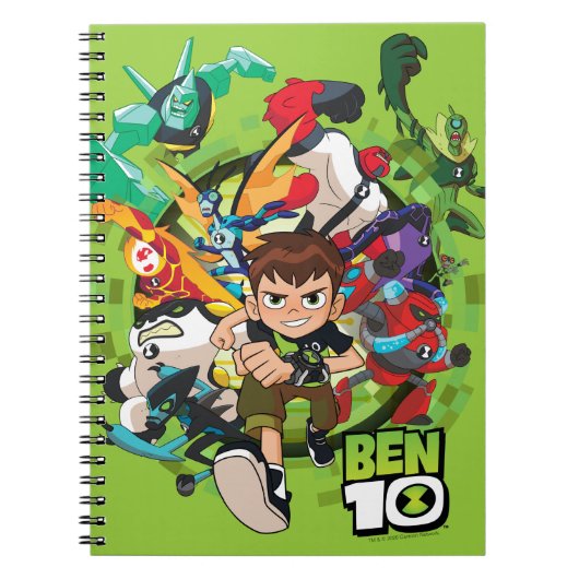 Ben 10 Alien Rush Graphic Notizblock (Vorderseite)