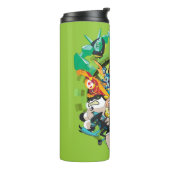 Ben 10 Alien Rush Graphic Thermosbecher (Nach links gedreht)
