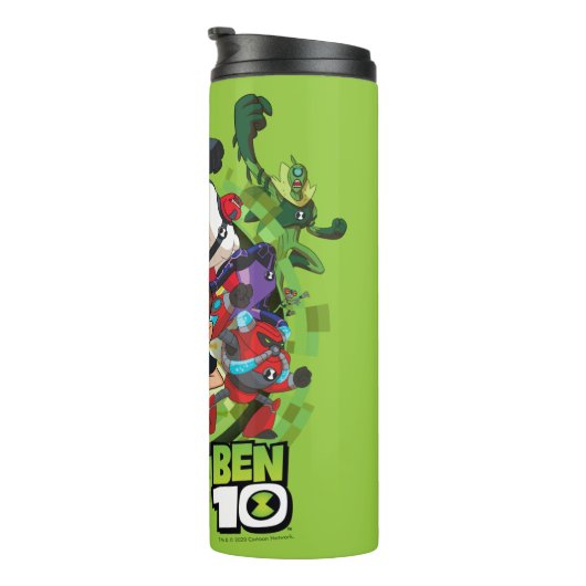 Ben 10 Alien Rush Graphic Thermosbecher (Nach rechts gedreht)