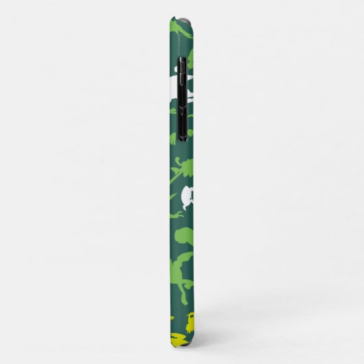 Ben 10 Alien Shape Pattern Case-Mate iPhone Hülle (Hinten/Links)