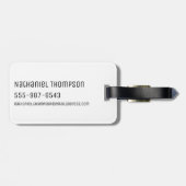 Ben 10 Alien Shape Pattern Gepäckanhänger (Rückseite horizontal)