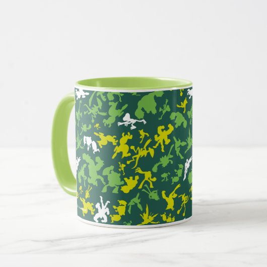 Ben 10 Alien Shape Pattern Tasse (Vorderseite Links)