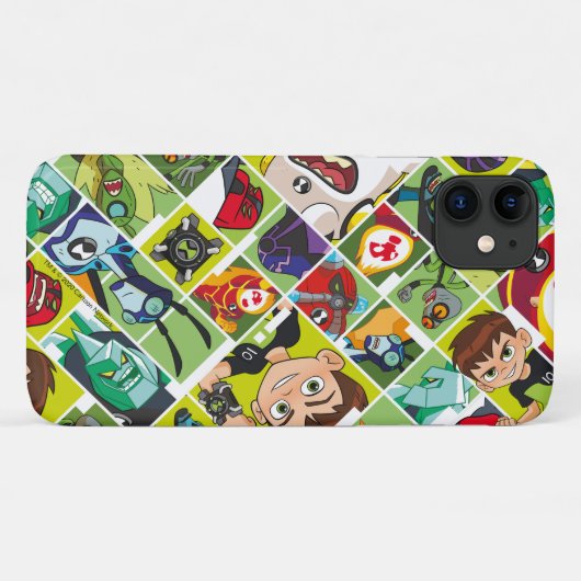 Ben 10 Alien Tile Pattern Case-Mate iPhone Hülle (Rückseite (Horizontal))