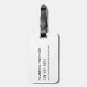 Ben 10 Alien Tile Pattern Gepäckanhänger (Rückseite vertikal)