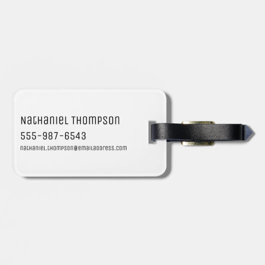 Ben 10 Alien Tile Pattern Gepäckanhänger (Rückseite horizontal)