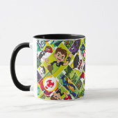 Ben 10 Alien Tile Pattern Tasse (Links)