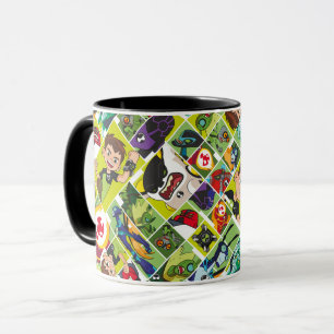 Ben 10 Alien Tile Pattern Tasse