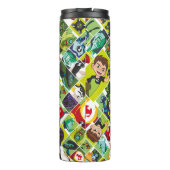 Ben 10 Alien Tile Pattern Thermosbecher (Rückseite)