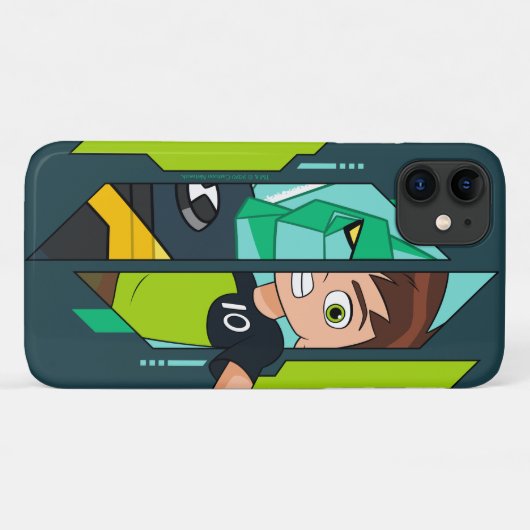 Ben 10 Diamondhead DNA Transformation Case-Mate iPhone Hülle (Rückseite (Horizontal))