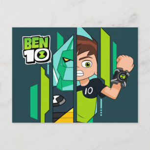 Ben 10 Diamondhead DNA Transformation Einladungspostkarte