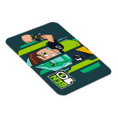 Ben 10 Diamondhead DNA Transformation Magnet (Rechte Seite)
