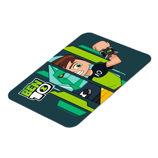 Ben 10 Diamondhead DNA Transformation Magnet (Linke Seite)