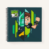 Ben 10 Diamondhead DNA Transformation Notizblock (Vorderseite)