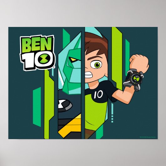 Ben 10 Diamondhead DNA Transformation Poster (Vorne)