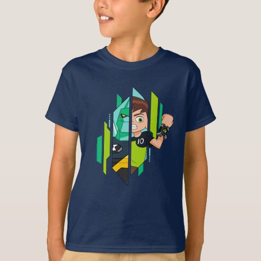 Ben 10 Diamondhead DNA Transformation T-Shirt (Vorderseite)