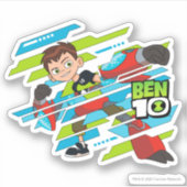 Ben 10 DNA-Transformation überlaufen Aufkleber (Vorderseite)