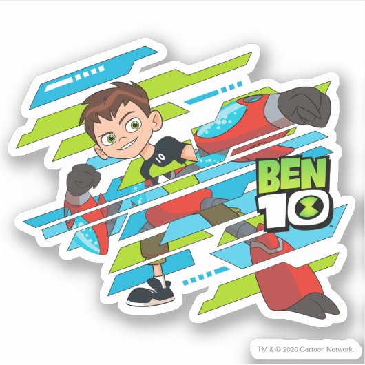 Ben 10 DNA-Transformation überlaufen Aufkleber (Vorderseite)