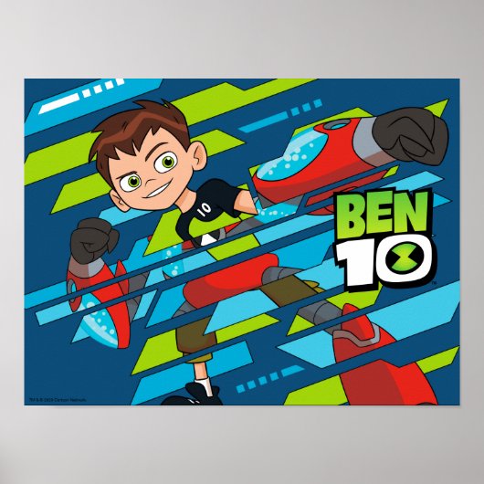 Ben 10 DNA-Transformation überlaufen Poster (Vorne)
