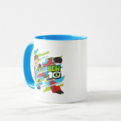 Ben 10 DNA-Transformation überlaufen Tasse (Vorderseite Links)