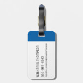 Ben 10 & Four Arms Shadow Gepäckanhänger (Rückseite vertikal)