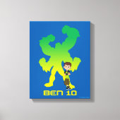 Ben 10 & Four Arms Shadow Leinwanddruck (Vorderseite)