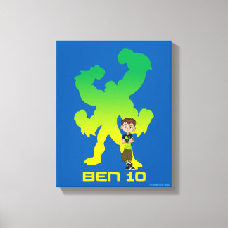 Ben 10 & Four Arms Shadow Leinwanddruck