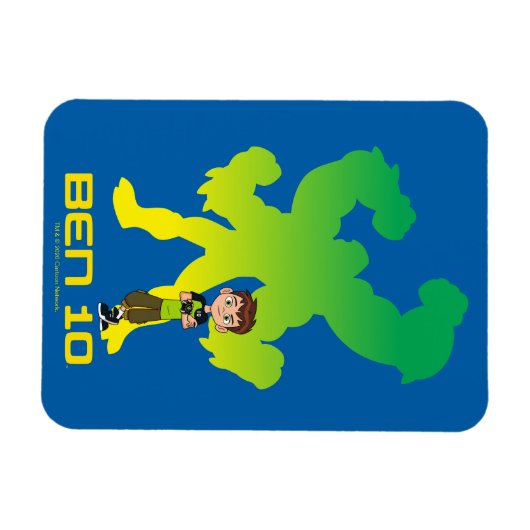 Ben 10 & Four Arms Shadow Magnet (Horizontal)