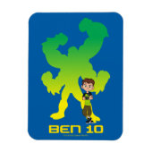 Ben 10 & Four Arms Shadow Magnet (Vertikal)