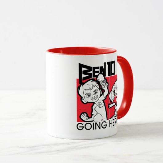 Ben 10 Going Hero Tasse (VorderseiteRechts)