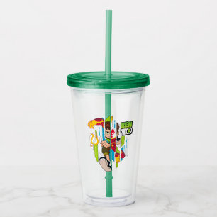 Ben 10 Heatblast DNA Transformation Acryltrinkbecher