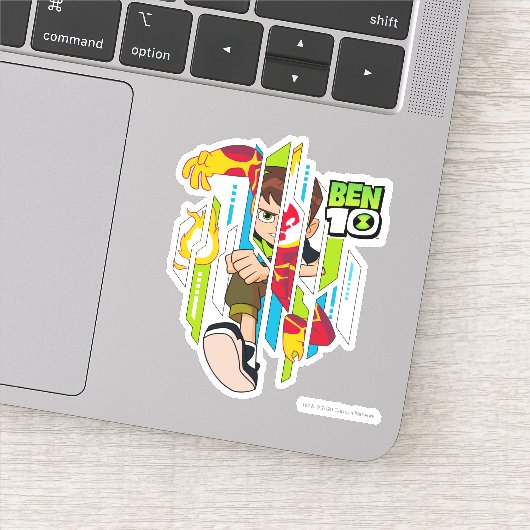 Ben 10 Heatblast DNA Transformation Aufkleber (Detail)