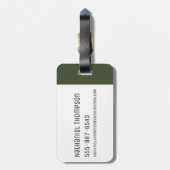 Ben 10 Heatblast DNA Transformation Gepäckanhänger (Rückseite vertikal)