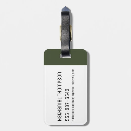 Ben 10 Heatblast DNA Transformation Gepäckanhänger (Rückseite vertikal)