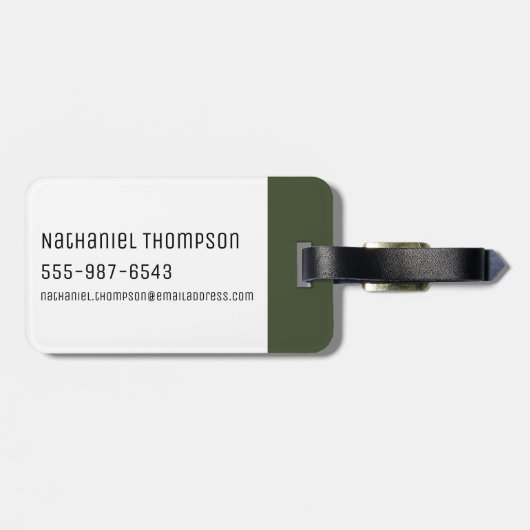 Ben 10 Heatblast DNA Transformation Gepäckanhänger (Rückseite horizontal)