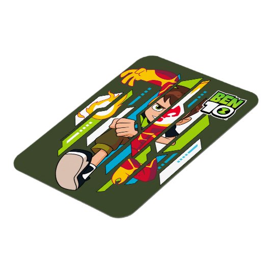 Ben 10 Heatblast DNA Transformation Magnet (Linke Seite)