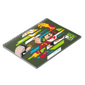 Ben 10 Heatblast DNA Transformation Notizblock (Linke Seite)